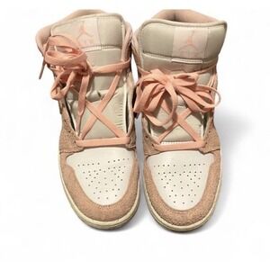 Nike Air Jordan 1 Mid SE Legend Pink  Woman's 11.5 Men 9.5